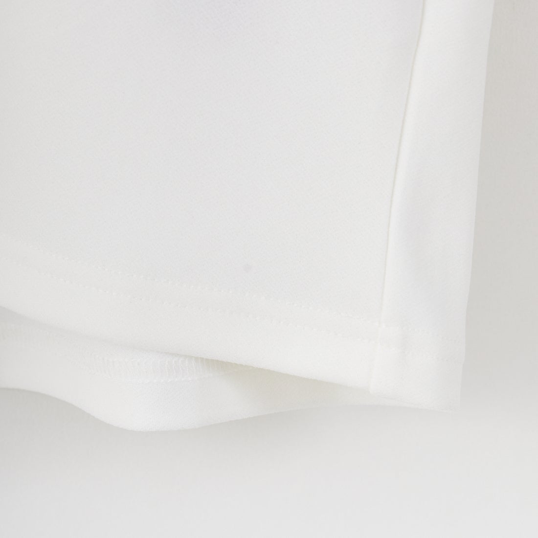 33Degrees [サーティースリーディグリーズ] 梨地刺繍Tシャツ [25140JF] C WHTﾄﾗ