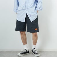 DENIM BLK&&モデル身長：168cm 着用サイズ：L&&