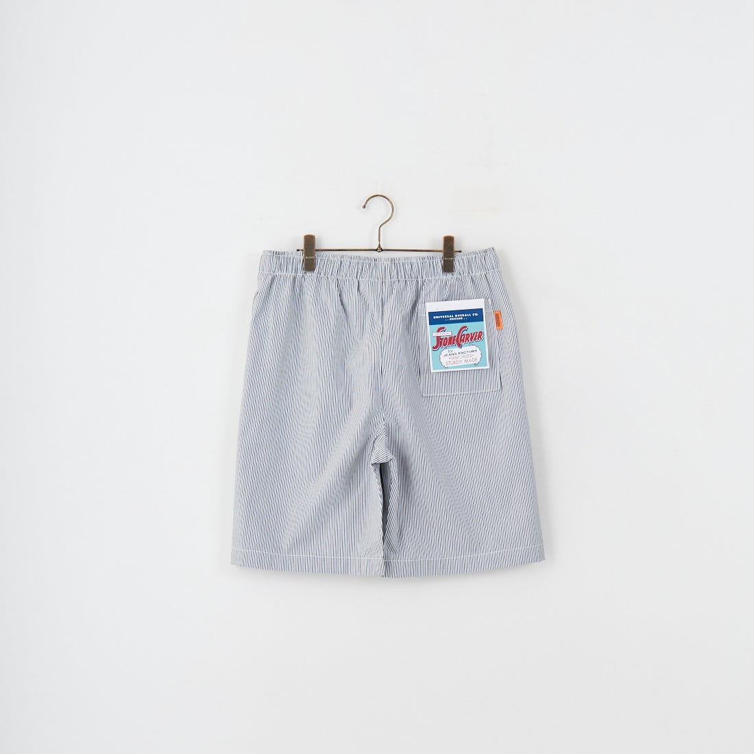 UNIVERSAL OVERALL [ユニバーサルオーバーオール] 別注 シェフショートパンツ [U2511657IN-JF] HICKORY