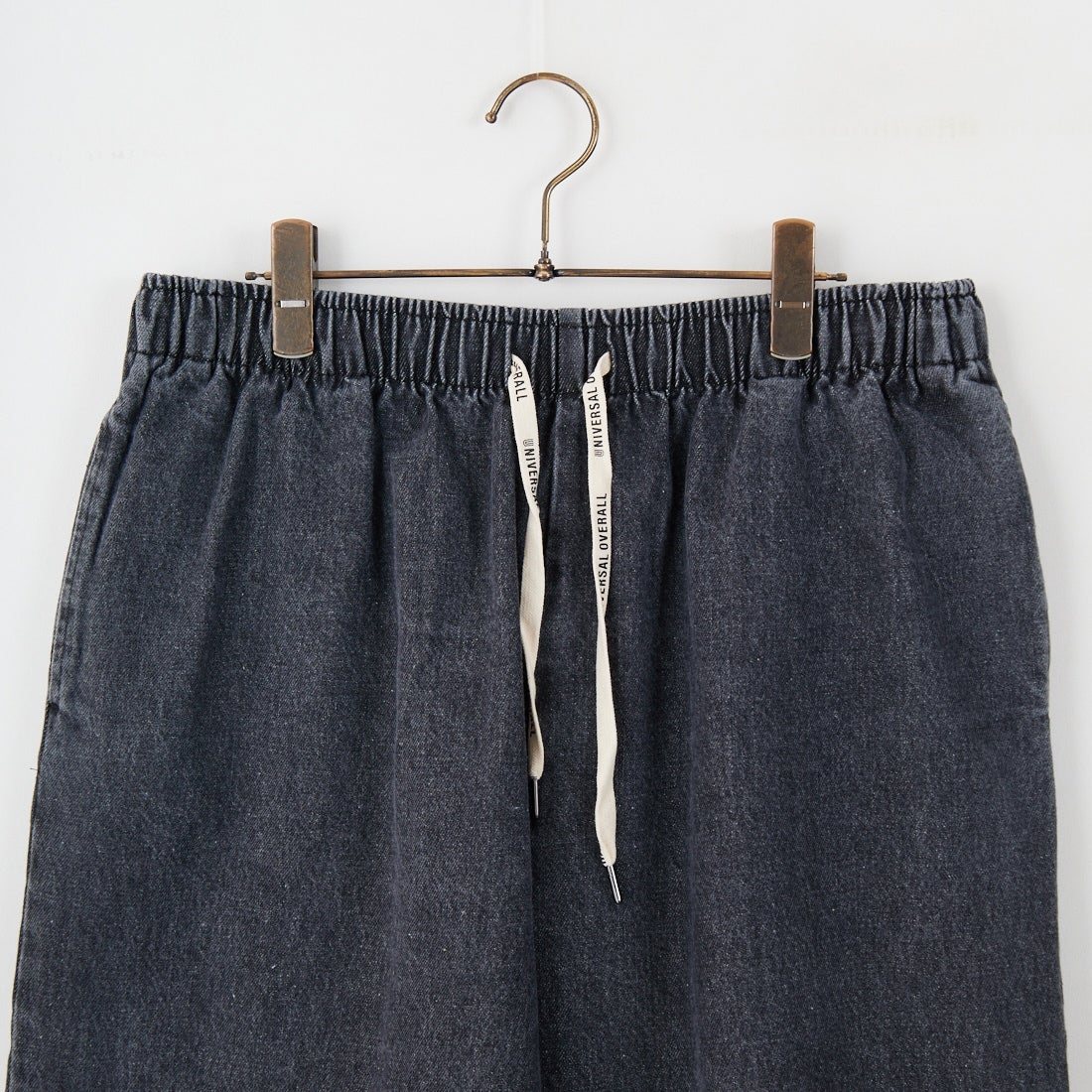 UNIVERSAL OVERALL [ユニバーサルオーバーオール] 別注 シェフショートパンツ [U2511657IN-JF] DENIM BLK