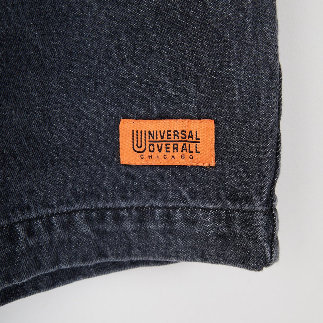 UNIVERSAL OVERALL [ユニバーサルオーバーオール] 別注 シェフショートパンツ [U2511657IN-JF] DENIM BLK