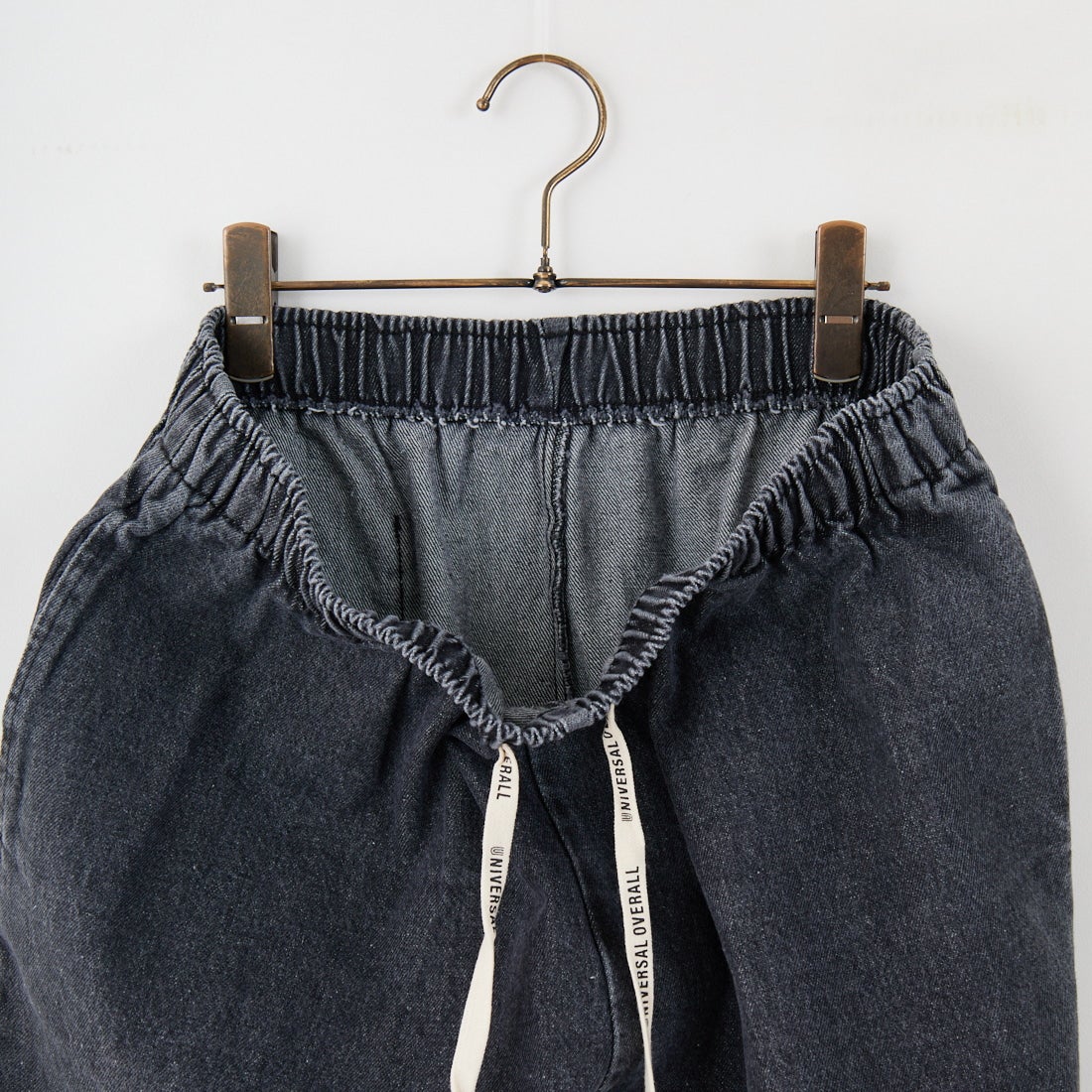 UNIVERSAL OVERALL [ユニバーサルオーバーオール] 別注 シェフショートパンツ [U2511657IN-JF] DENIM BLK