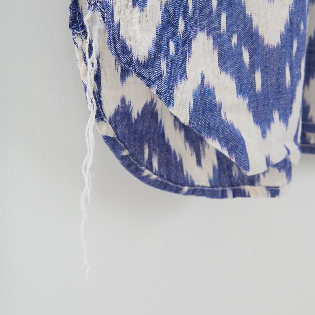 THE ALASKAN [アラスカン] オープンカラーシャツ [AL251IK16011] BLUE/OFF