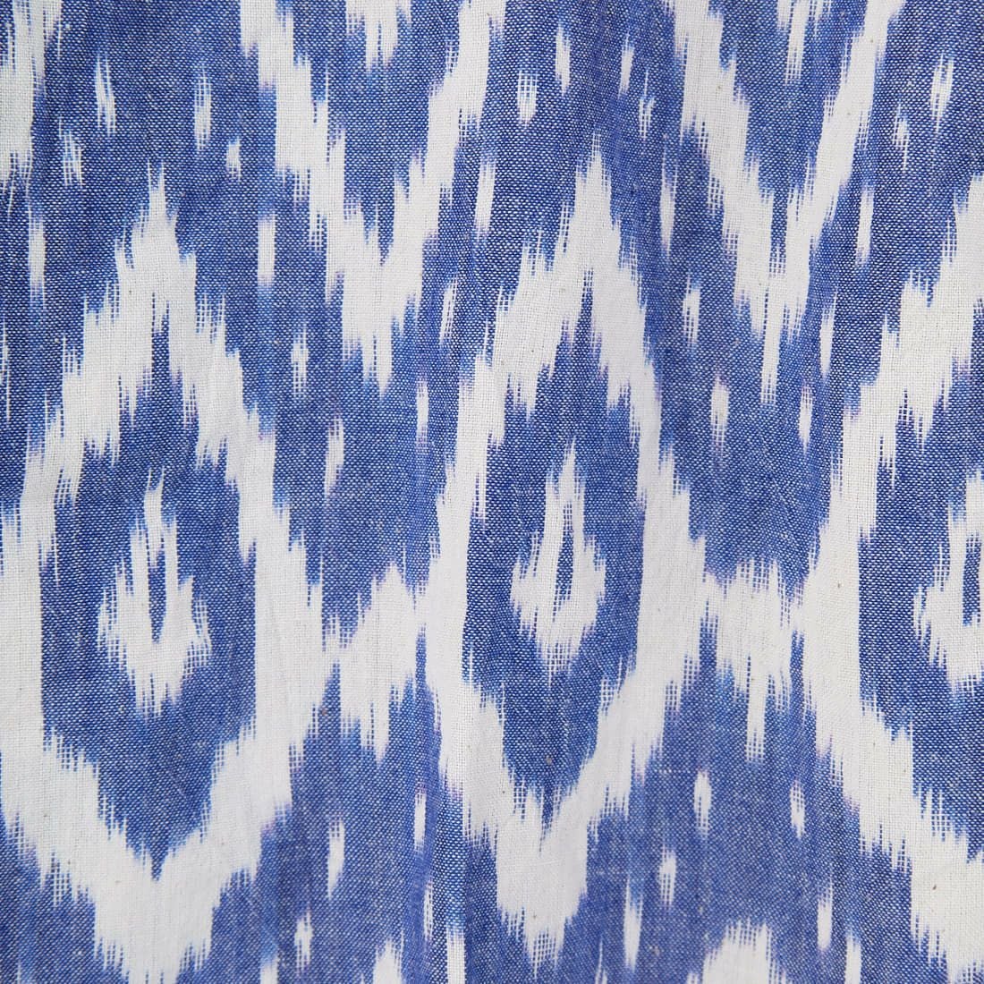 THE ALASKAN [アラスカン] オープンカラーシャツ [AL251IK16011] BLUE/OFF