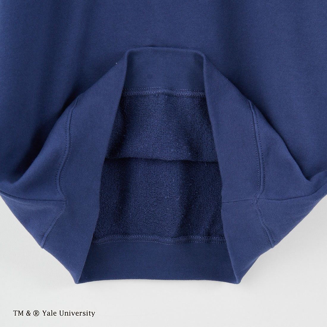 YALE [イェール] 別注 YALE カレッジロゴスウェットTシャツ [YA-01-JF] NAVY