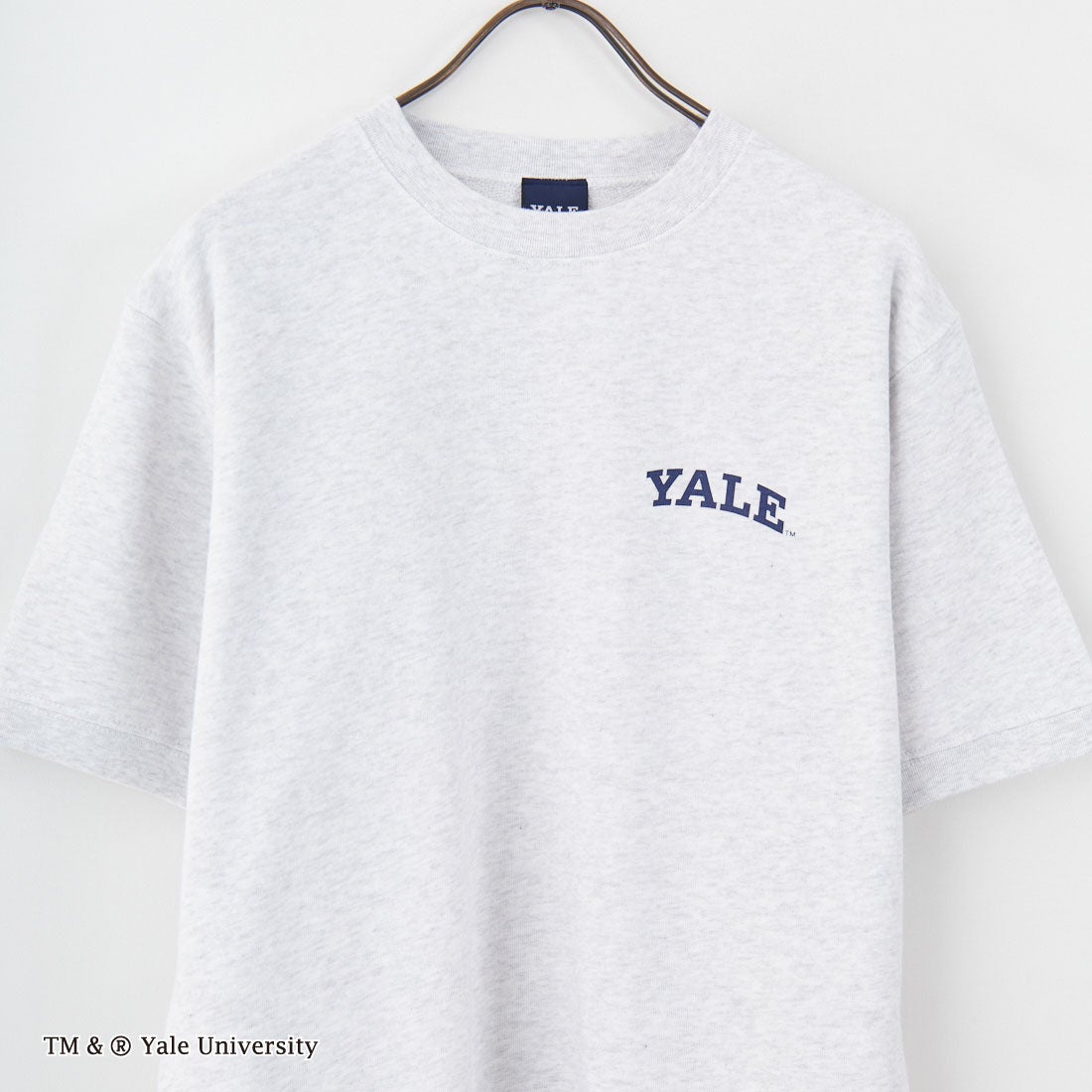 YALE [イェール] 別注 YALEロゴ バックプリントスウェットTシャツ [YA-02-JF] GRAY