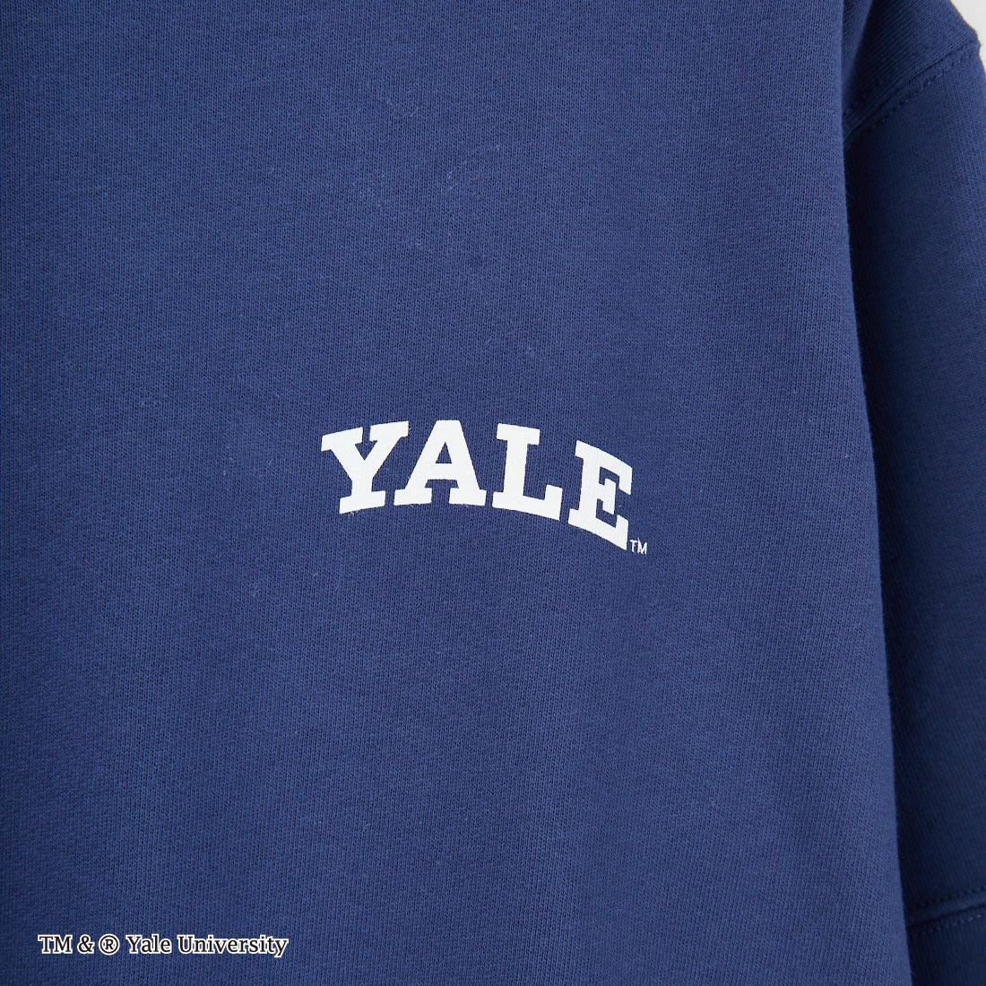 YALE [イェール] 別注 YALEロゴ バックプリントスウェットTシャツ [YA-02-JF] NAVY
