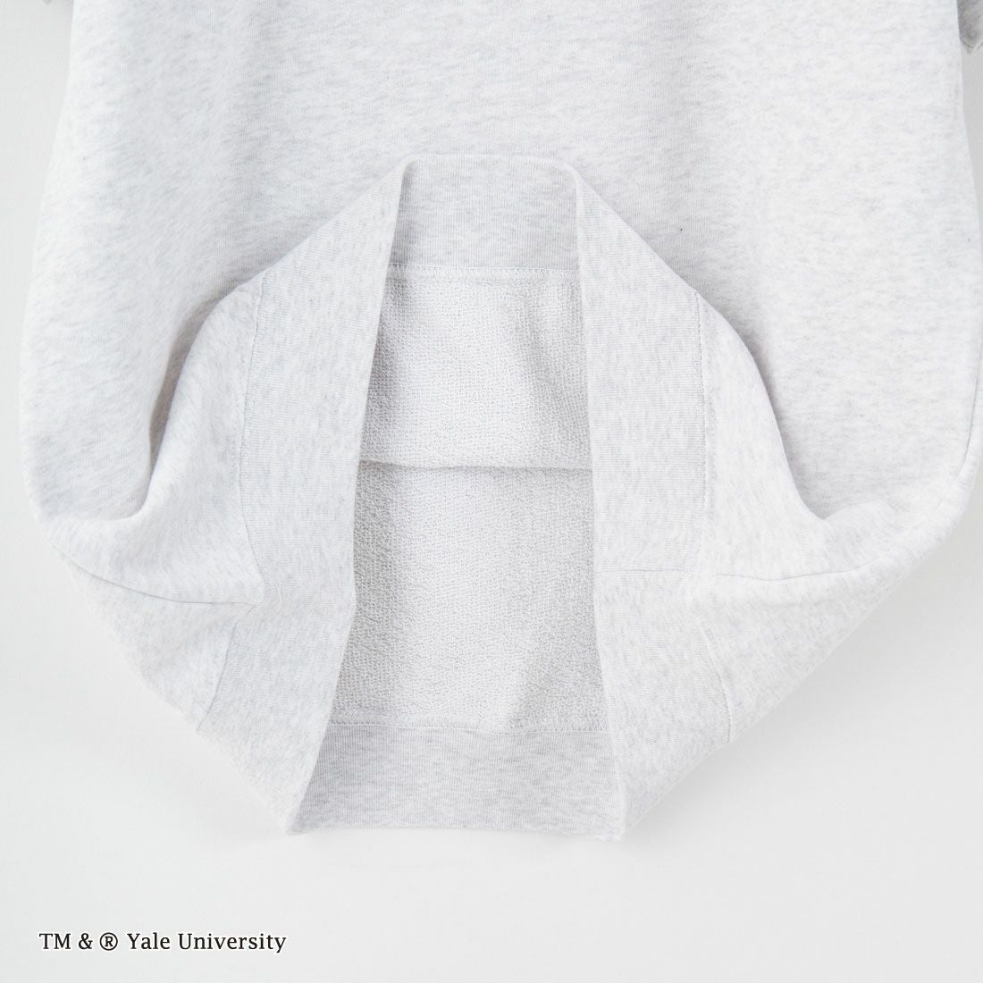 YALE [イェール] 別注 YALEロゴ バックプリントスウェットTシャツ [YA-02-JF] GRAY