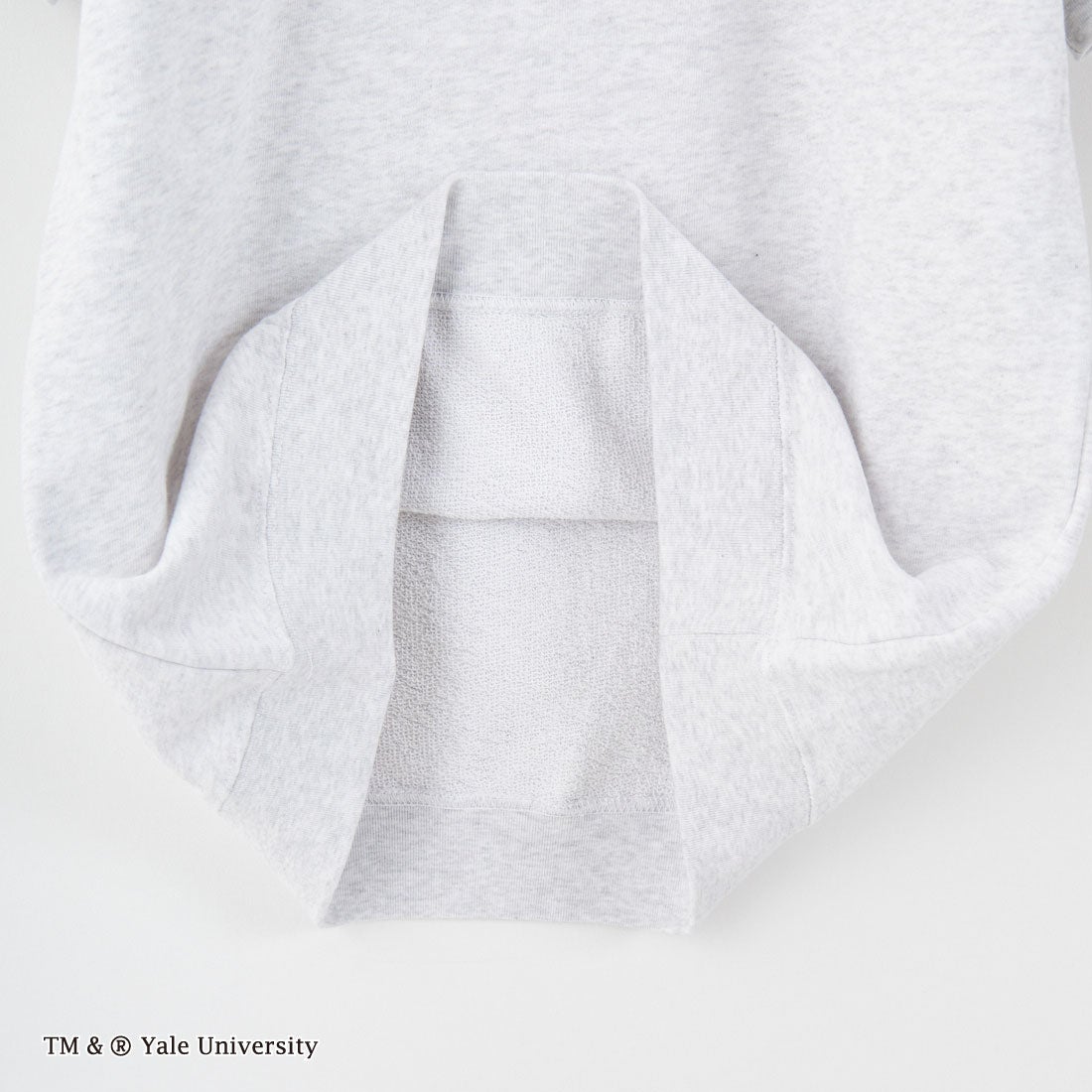 YALE [イェール] 別注 YALEロゴ バックプリントスウェットTシャツ [YA-02-JF] GRAY