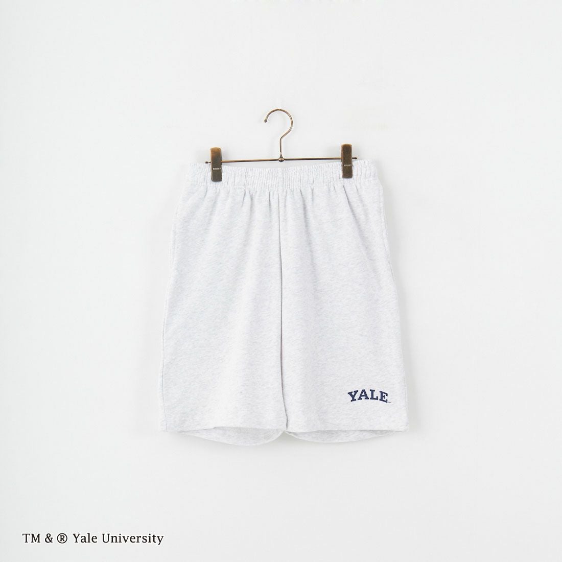 YALE [イェール] 別注 YALE カレッジロゴスウェットショーツ [YA-03-JF