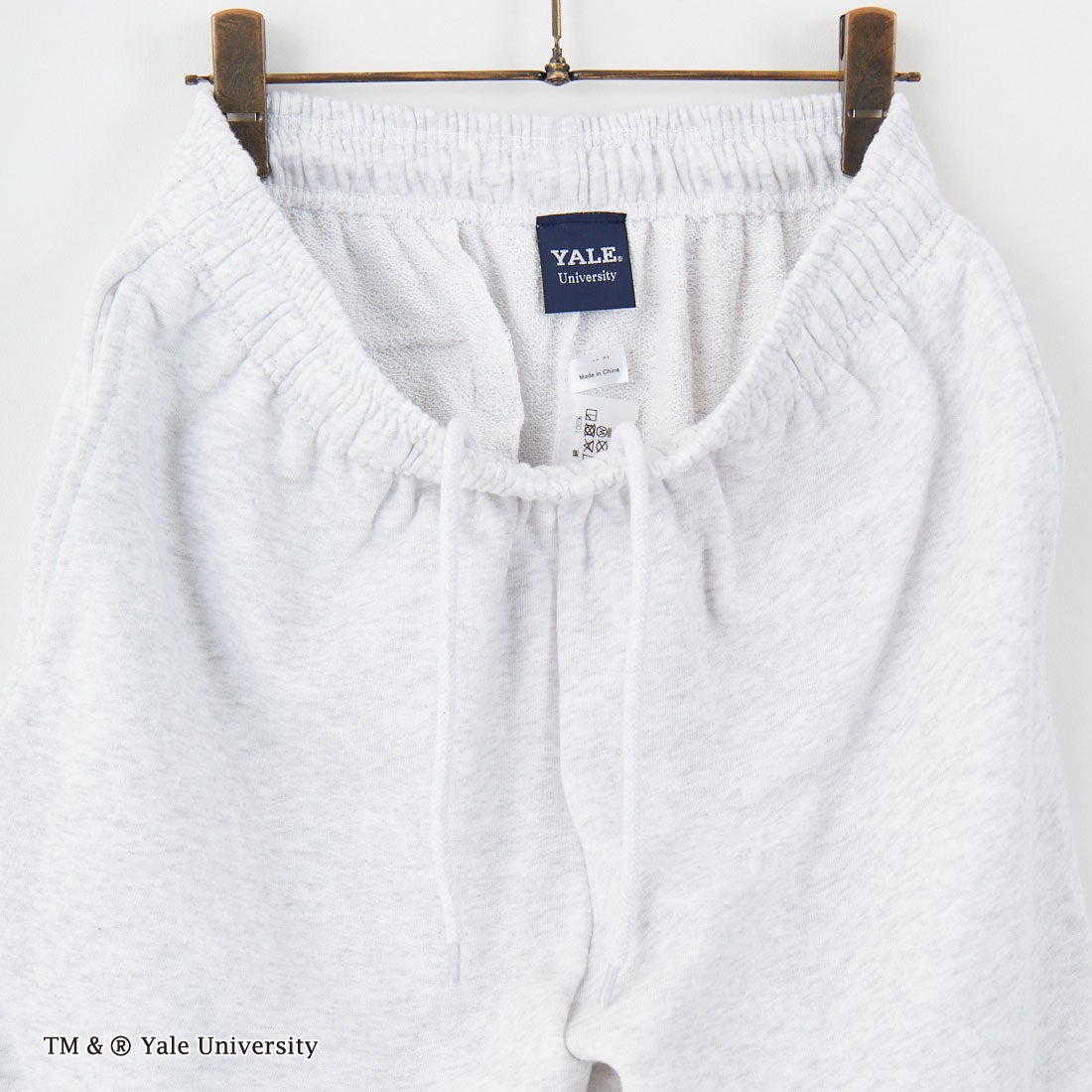YALE [イェール] 別注 YALE カレッジロゴスウェットショーツ [YA-03-JF] GRAY