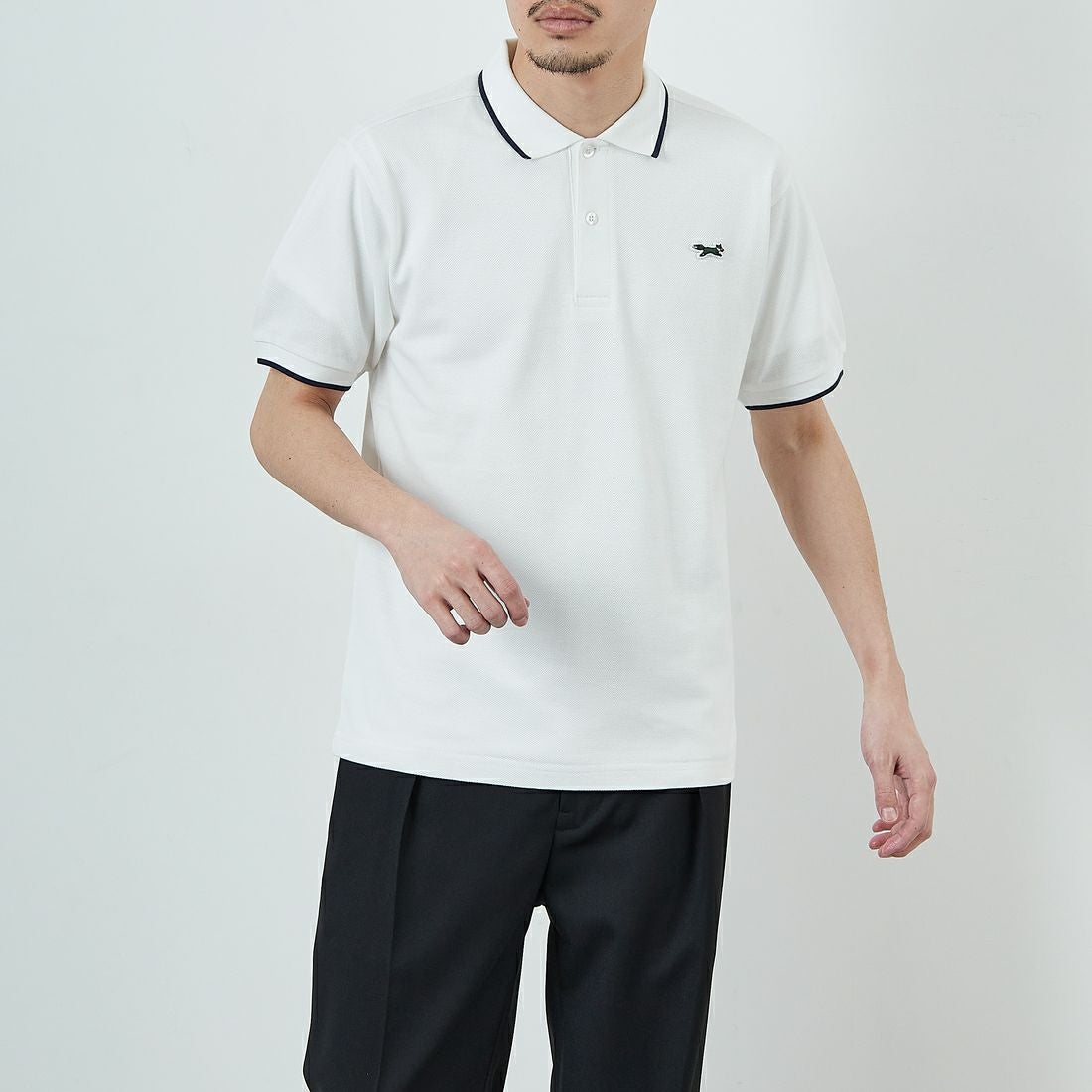 WHT/NVY&&モデル身長：168cm 着用サイズ：M&&