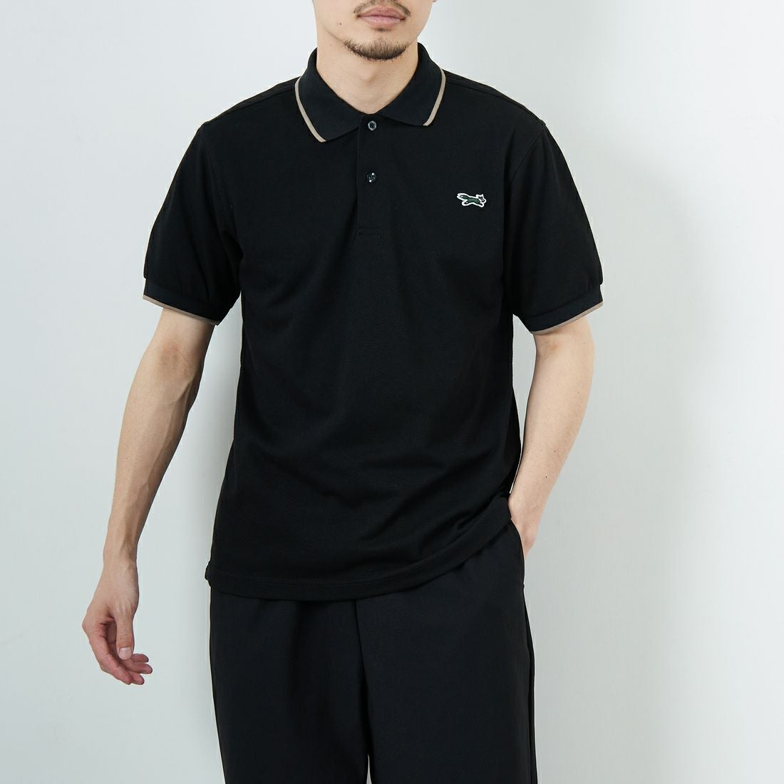 BLK/BEG&&モデル身長：168cm 着用サイズ：M&&