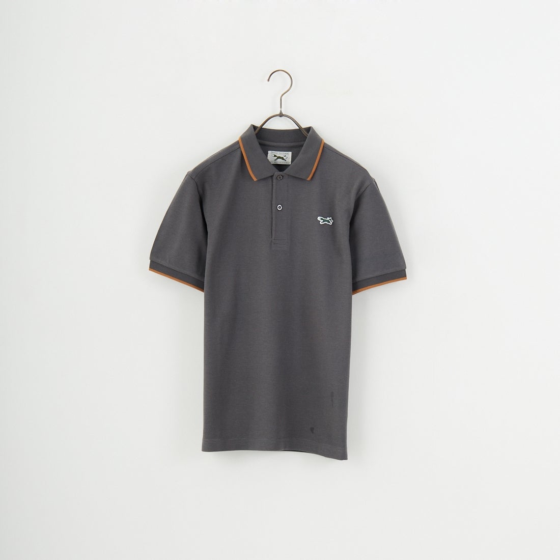 THE FOX [ザフォックス] 別注 ワンポイントロゴ ティップラインポロシャツ [JFU25SS-09-JF] CHAR/CAM