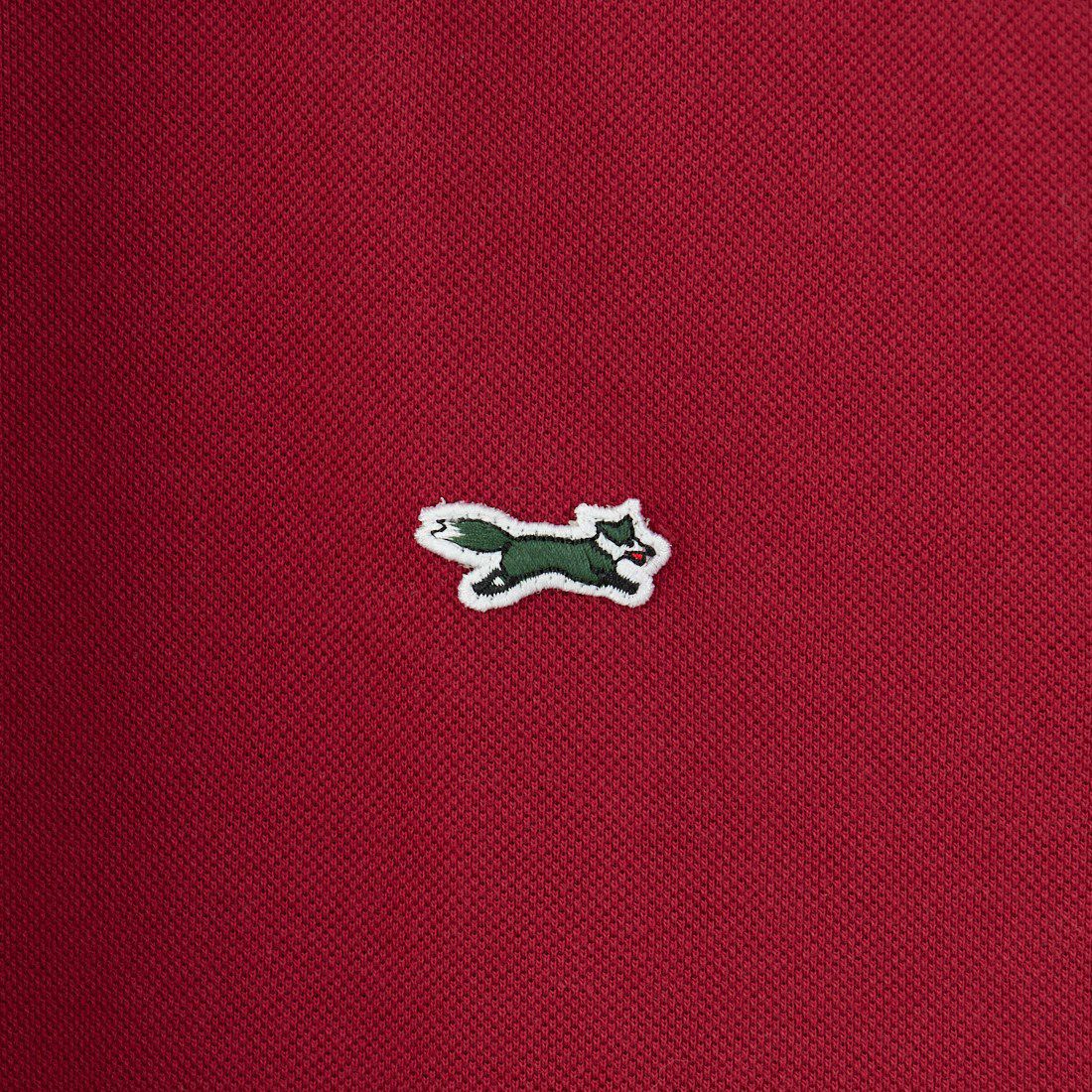 THE FOX [ザフォックス] 別注 ワンポイントロゴ ティップラインポロシャツ [JFU25SS-09-JF] BUR/WHT