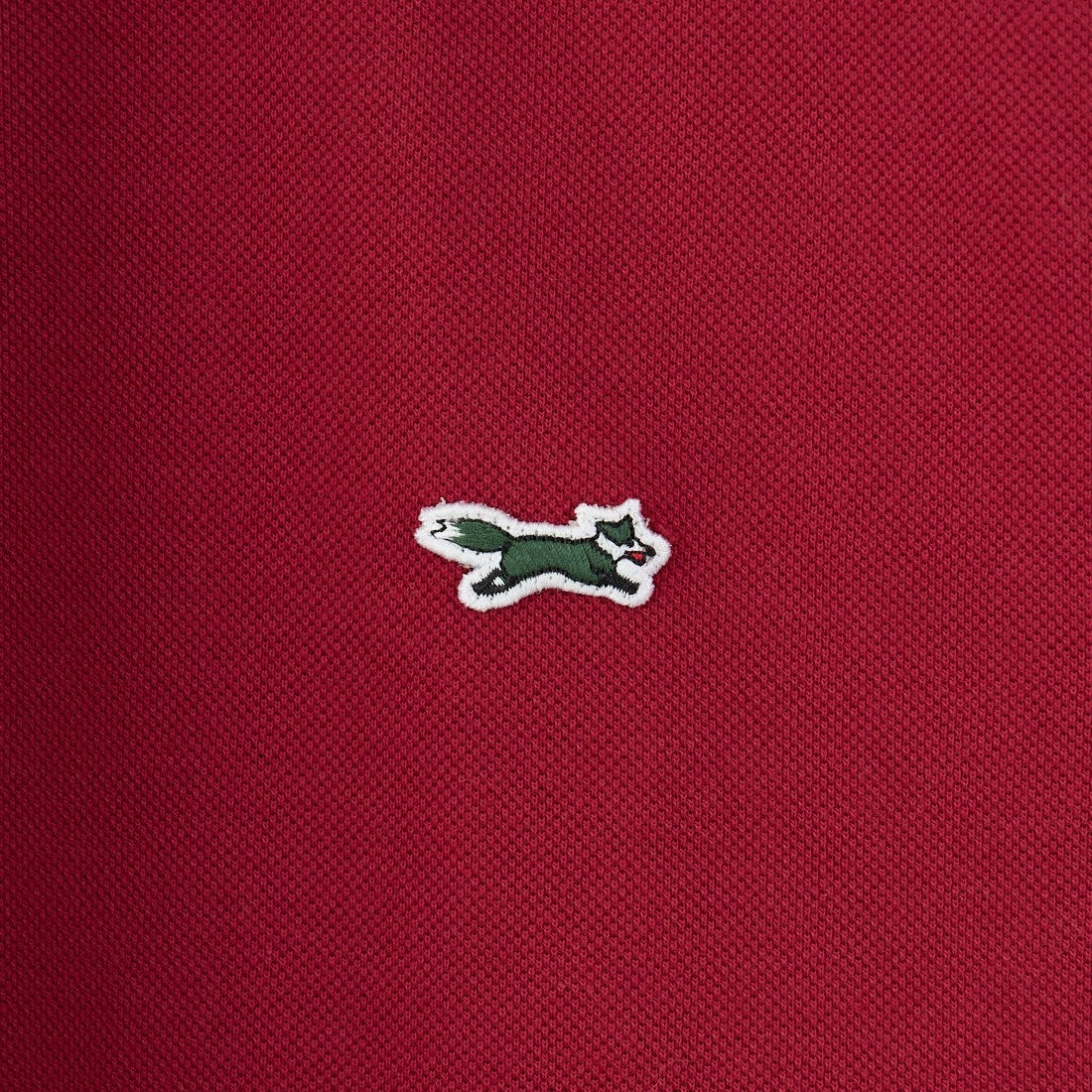 THE FOX [ザフォックス] 別注 ワンポイントロゴ ティップラインポロシャツ [JFU25SS-09-JF] BUR/WHT