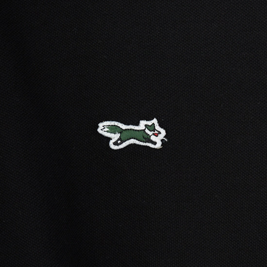 THE FOX [ザフォックス] 別注 ワンポイントロゴ ティップラインポロシャツ [JFU25SS-09-JF] BLK/BEG