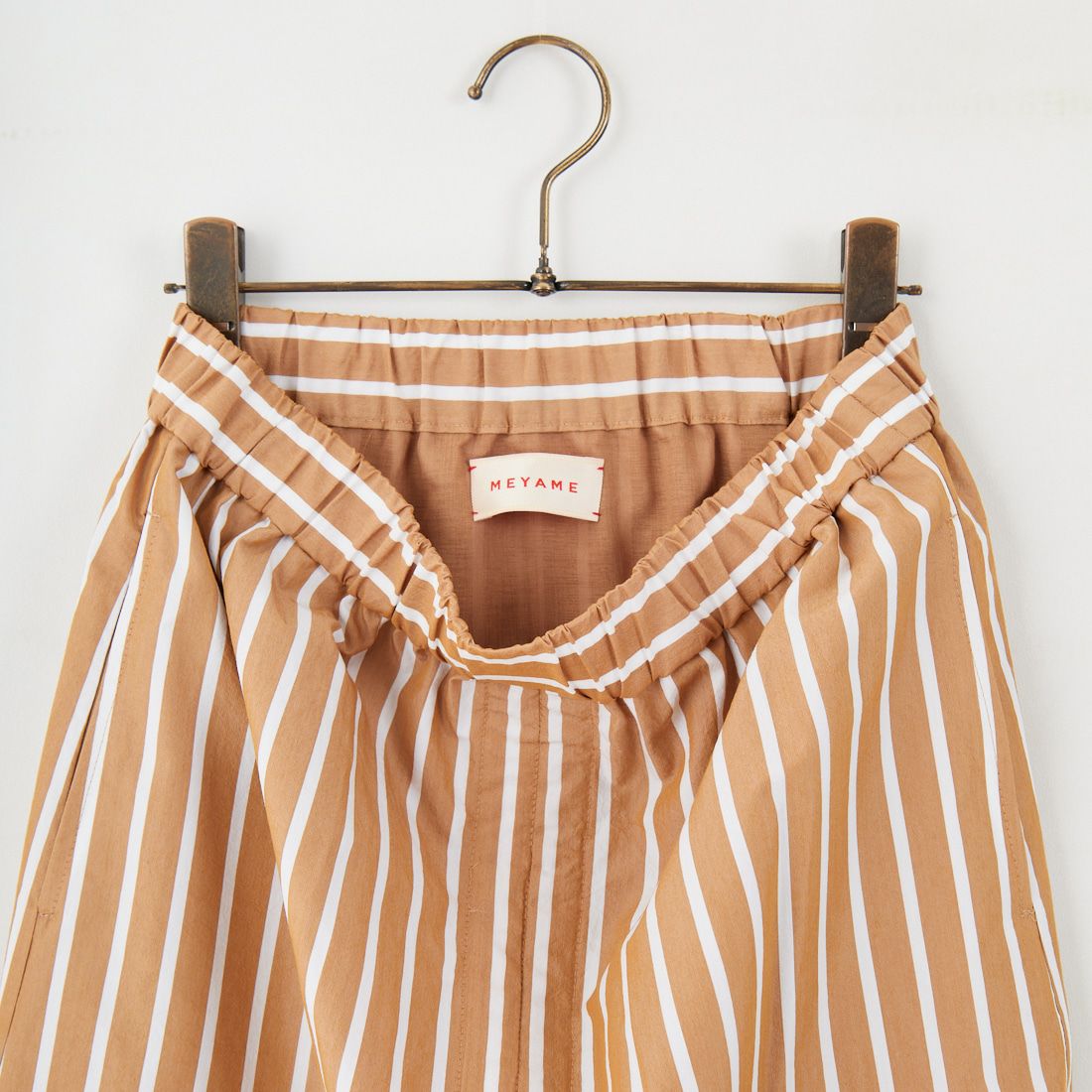 MEYAME [メヤメ] ギャザースカート [MEY-2021] BROWN