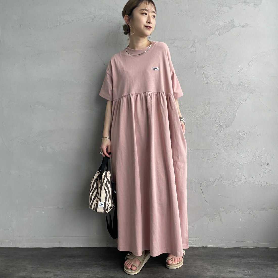 THE FOX [ザフォックス] 別注 ウエスト切替 マキシ丈ギャザー