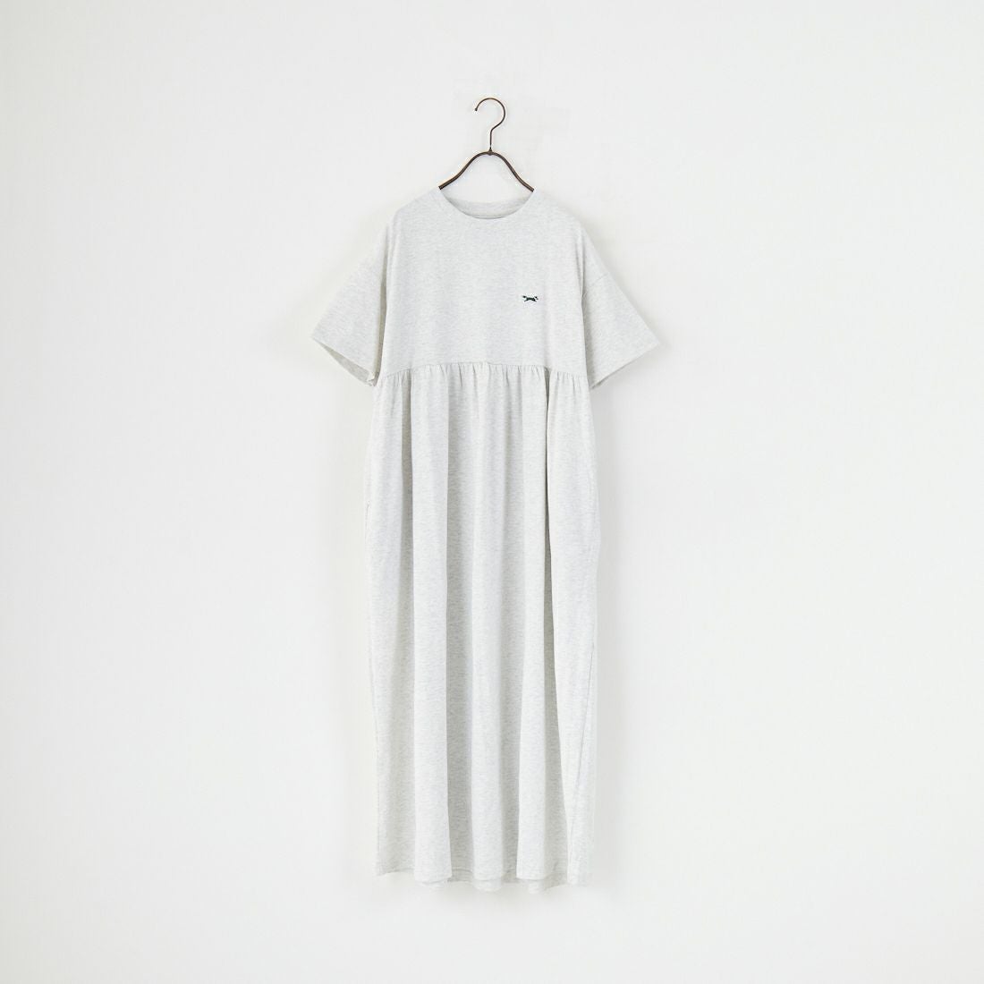 THE FOX [ザフォックス] 別注 ウエスト切替 マキシ丈ギャザーワンピース [JFL25SS-07-JF] ﾓｸｸﾞﾚｰ