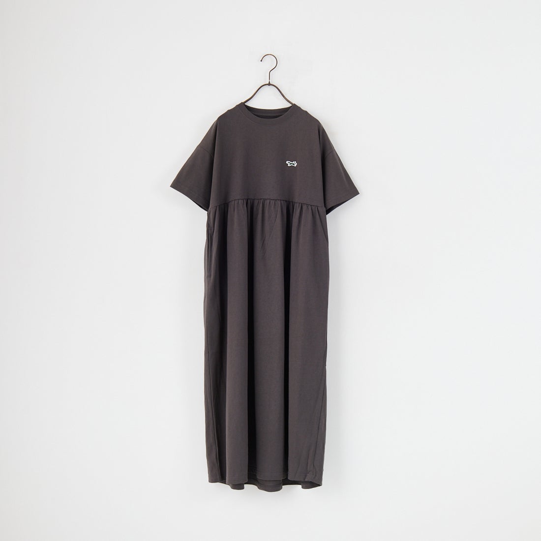 THE FOX [ザフォックス] 別注 ウエスト切替 マキシ丈ギャザーワンピース [JFL25SS-07-JF] ｽﾐｸﾛ