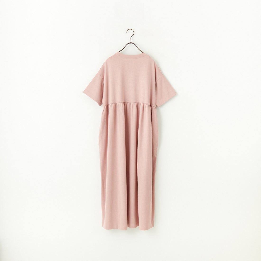 THE FOX [ザフォックス] 別注 ウエスト切替 マキシ丈ギャザーワンピース [JFL25SS-07-JF] ﾋﾟﾝｸ