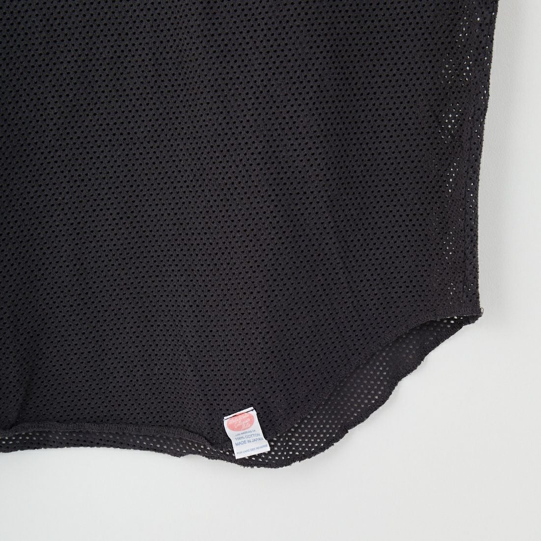 WALLA WALLA SPORT [ワラワラスポーツ] コットンメッシュラグランTシャツ [COTTON-MESH-RAGLAN] USED BLACK