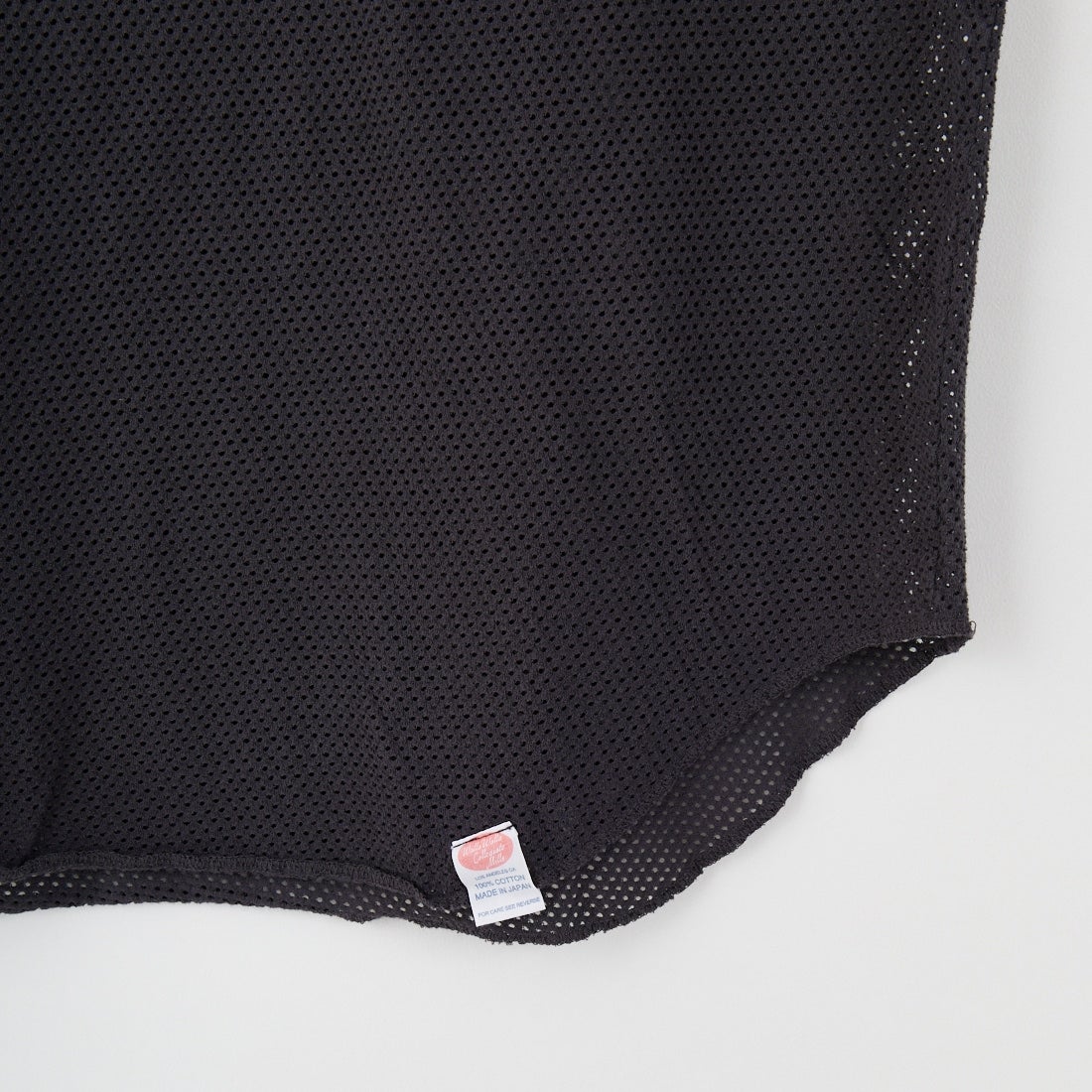 WALLA WALLA SPORT [ワラワラスポーツ] コットンメッシュラグランTシャツ [COTTON-MESH-RAGLAN] USED BLACK