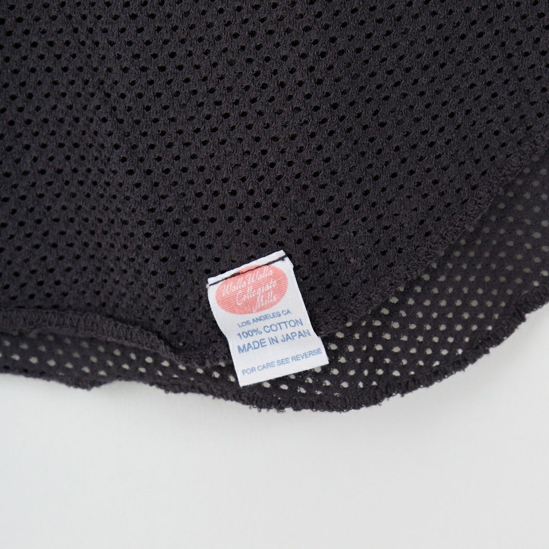 WALLA WALLA SPORT [ワラワラスポーツ] コットンメッシュラグランTシャツ [COTTON-MESH-RAGLAN] USED BLACK
