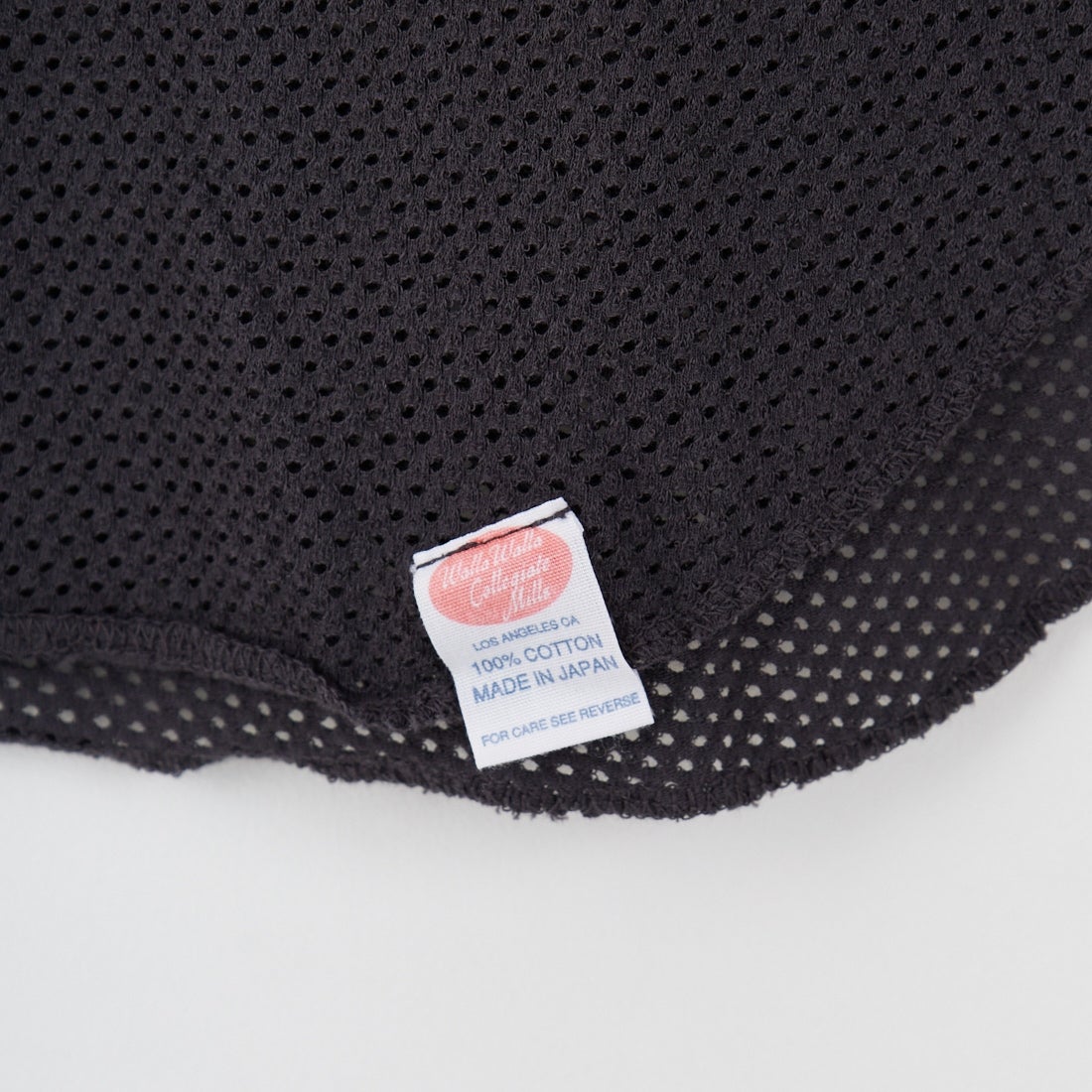 WALLA WALLA SPORT [ワラワラスポーツ] コットンメッシュラグランTシャツ [COTTON-MESH-RAGLAN] USED BLACK