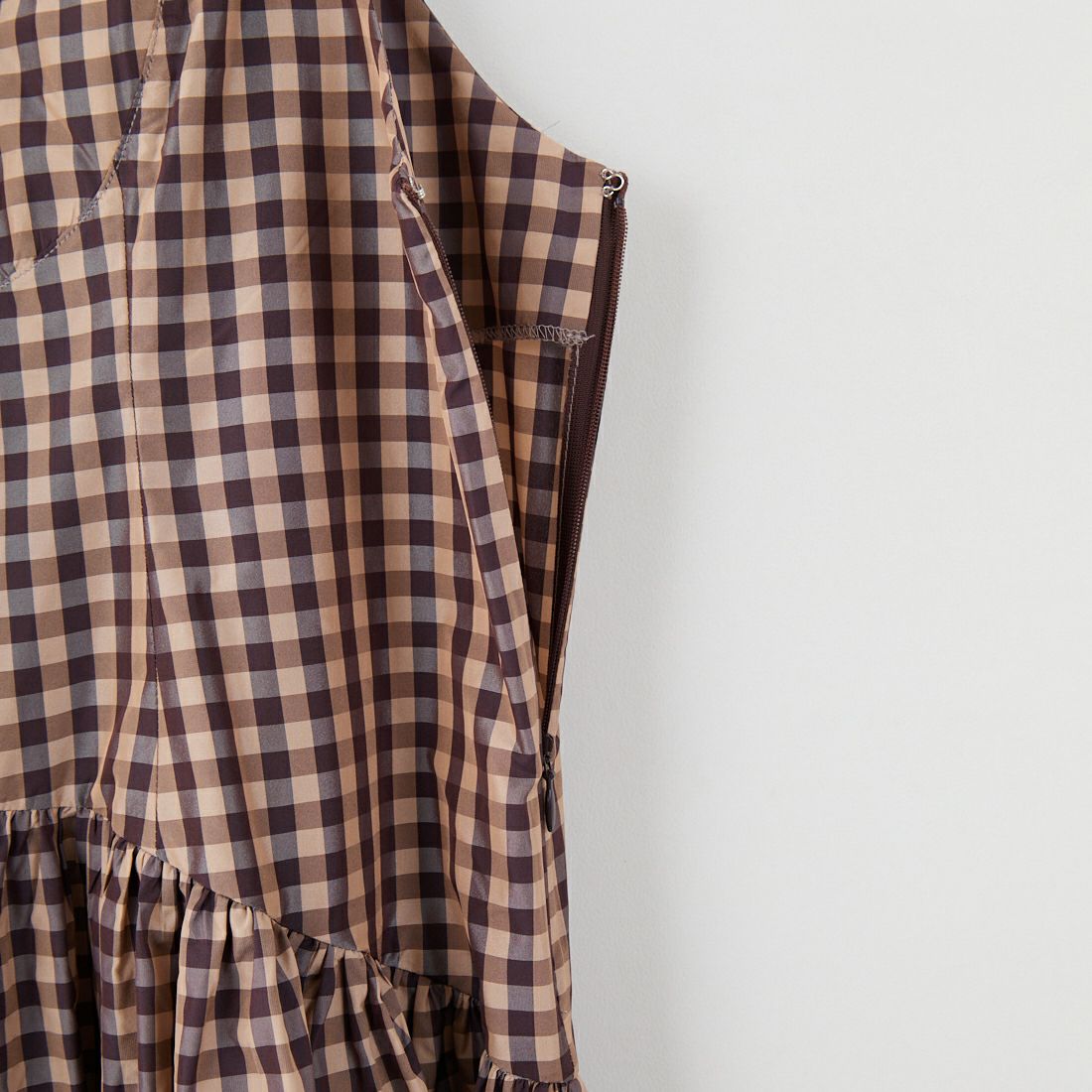 MAISON SPECIAL [メゾンスペシャル] ティアードボリュームキャミワンピース [21251265806] BRN