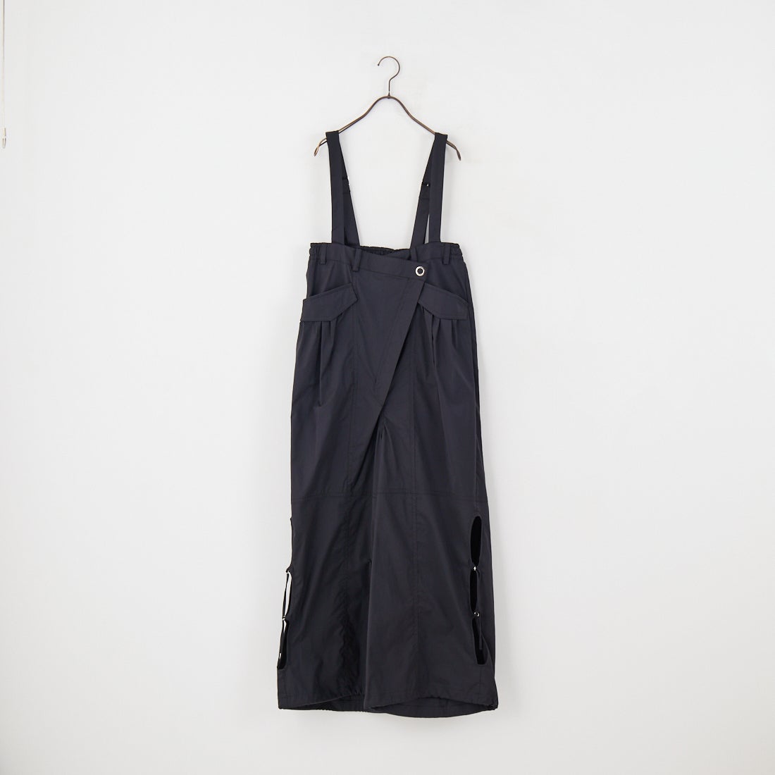 MAISON SPECIAL [メゾンスペシャル] 2WAYサスペンダーパラシュートパンツ [21251265808] BLK