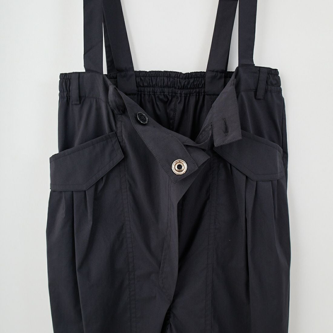 MAISON SPECIAL [メゾンスペシャル] 2WAYサスペンダーパラシュートパンツ [21251265808] BLK