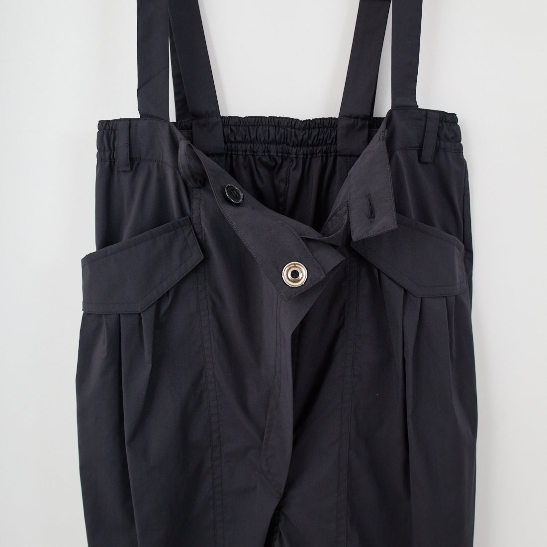 MAISON SPECIAL [メゾンスペシャル] 2WAYサスペンダーパラシュートパンツ [21251265808] BLK