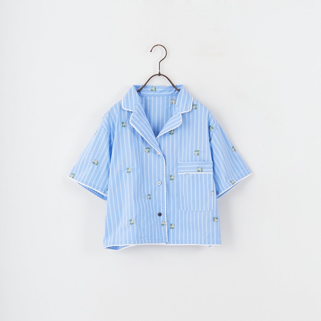 MAISON SPECIAL [メゾンスペシャル] パジャマシャツ [21251315711] BLU