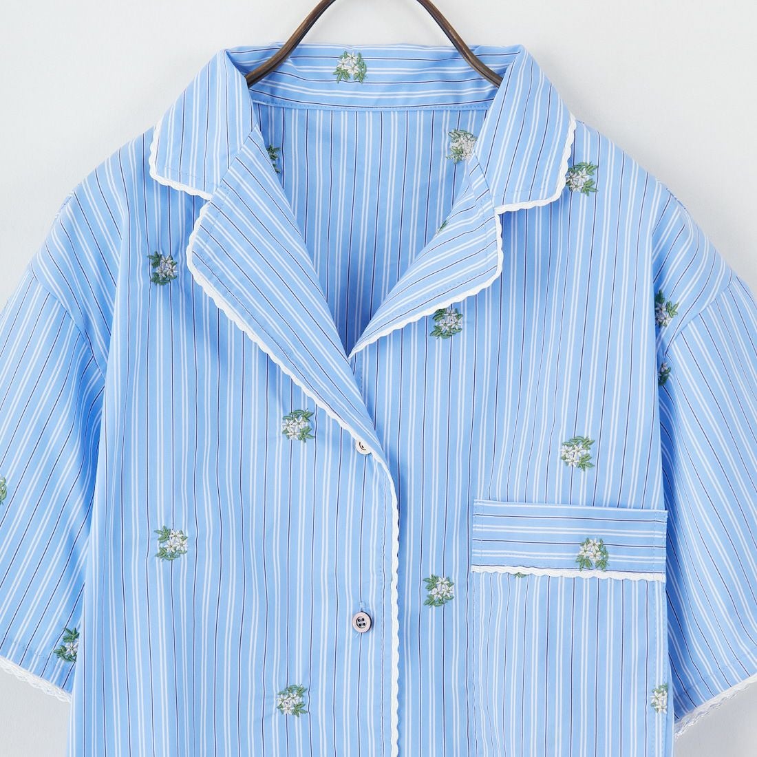 MAISON SPECIAL [メゾンスペシャル] パジャマシャツ [21251315711] BLU