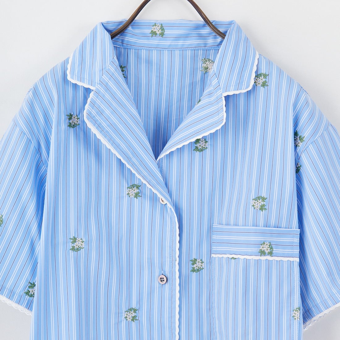 MAISON SPECIAL [メゾンスペシャル] パジャマシャツ [21251315711] BLU