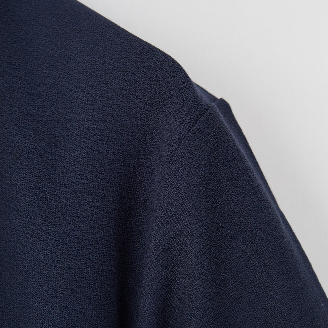 FRED PERRY [フレッドペリー] ティップライン ワンポイントロゴ刺繍クレープピケTシャツ [M8585] 795 NAVY