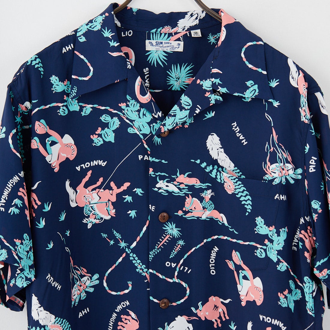 SUN SURF [サンサーフ] レーヨンハワイアンシャツ [SS39420] 128 NAVY