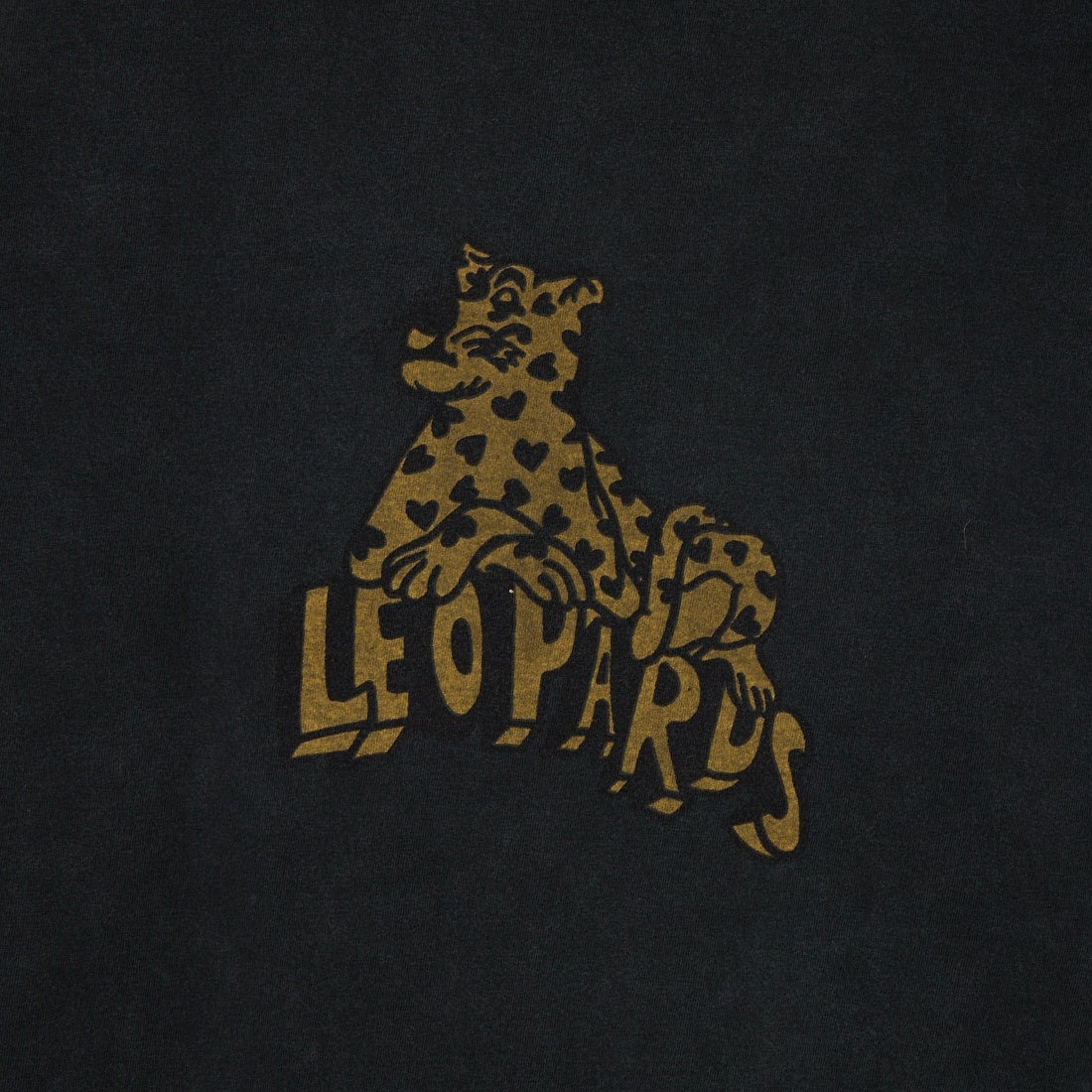 REMI RELIEF [レミレリーフ] 別注 SP加工ビッグプリントTシャツ LEOPARDS [RN28369290-JF] BLACK