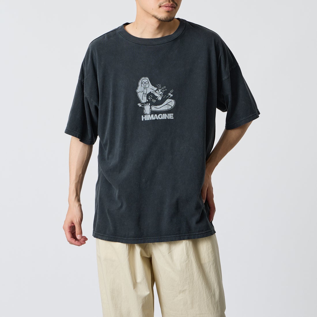 BLACK&&モデル身長：168cm 着用サイズ：S&&