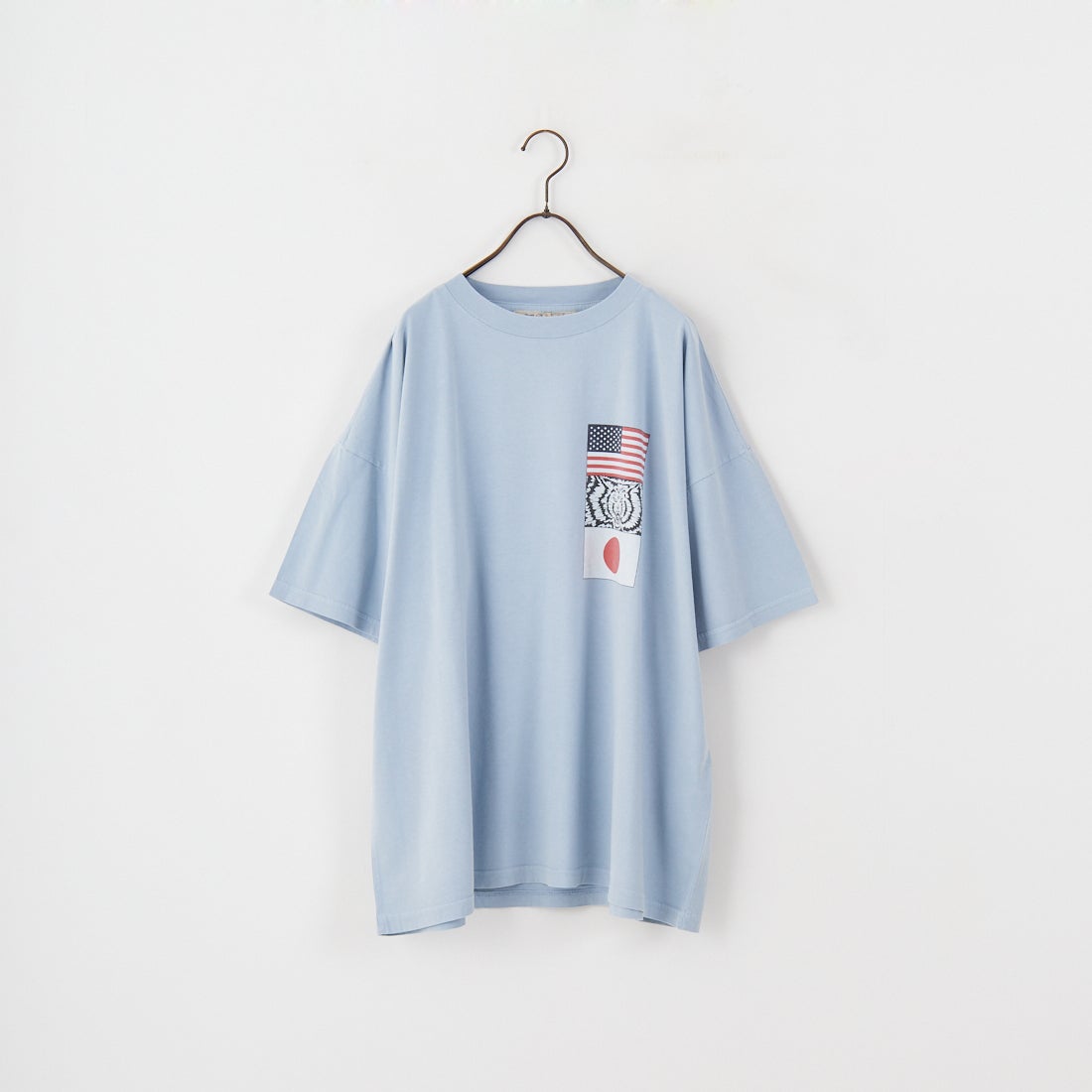 REMI RELIEF [レミレリーフ] 別注 ビッグプリントTシャツ WORLD TOUR88