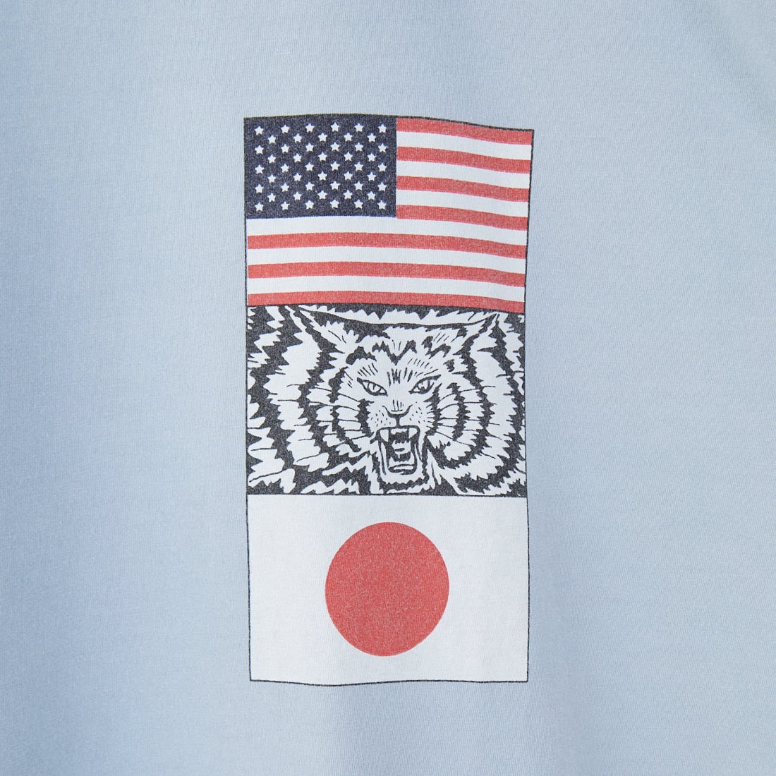 REMI RELIEF [レミレリーフ] 別注 ビッグプリントTシャツ WORLD TOUR88 [RN28369309-JF] SAX