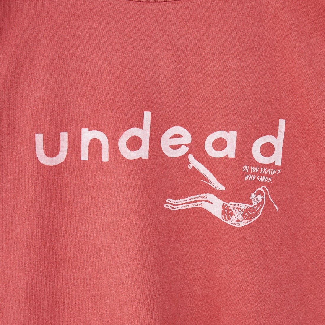 REMI RELIEF [レミレリーフ] 別注 ビッグプリントTシャツ UNDEAD [RN28369312-JF] RED