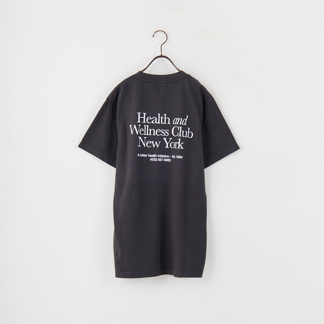 Sporty&Rich [スポーティアンドリッチ] HWCNY ショートスリーブTシャツ [TO043622016] F.BLACK