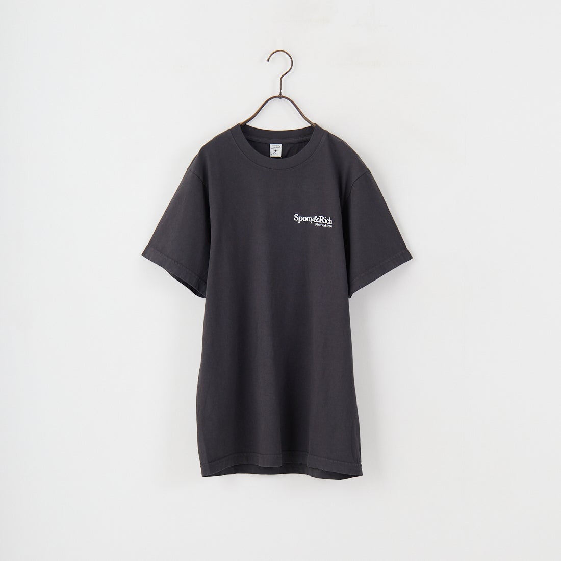Sporty&Rich [スポーティアンドリッチ] HWCNY ショートスリーブTシャツ [TO043622016] F.BLACK