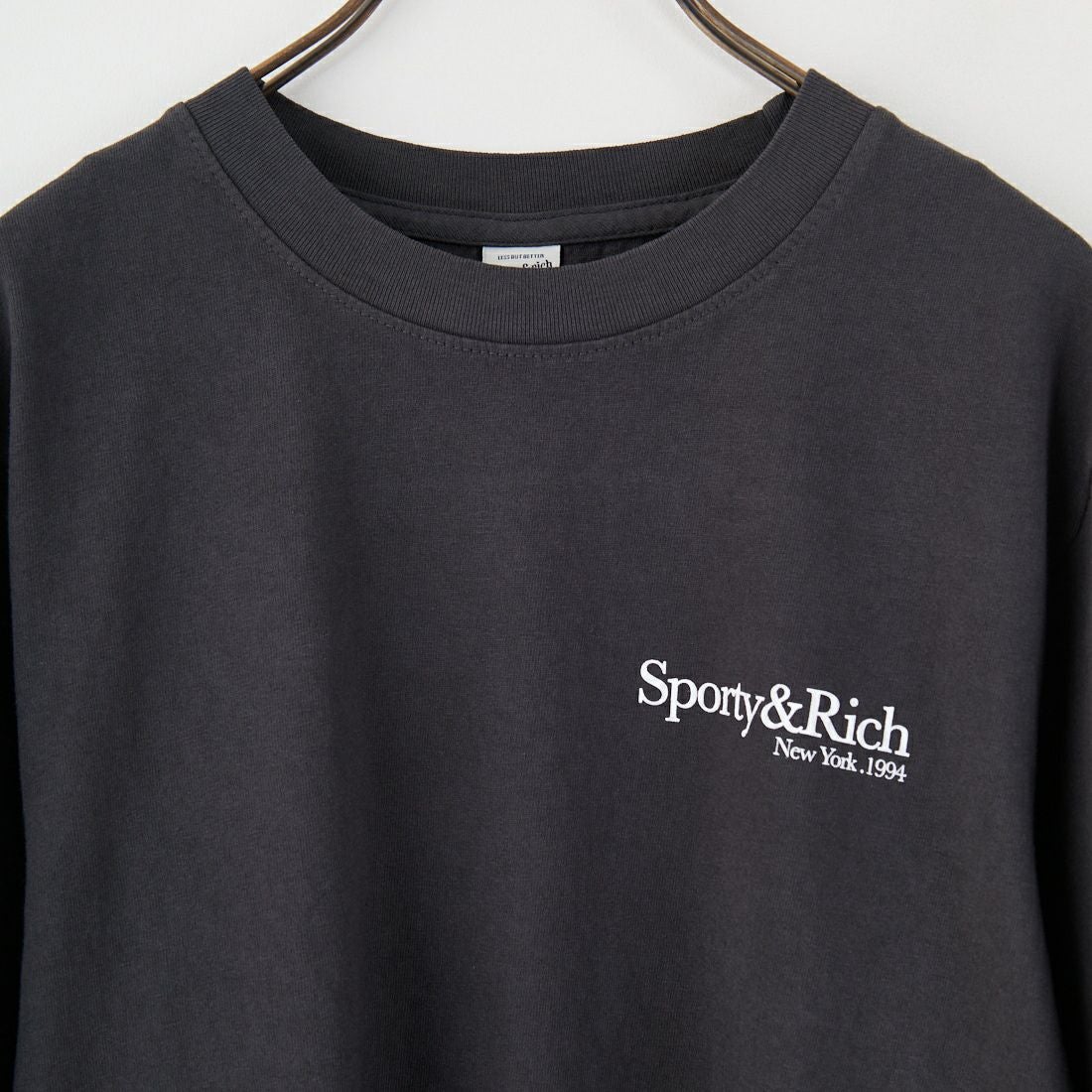 Sporty&Rich [スポーティアンドリッチ] HWCNY ショートスリーブTシャツ [TO043622016] F.BLACK