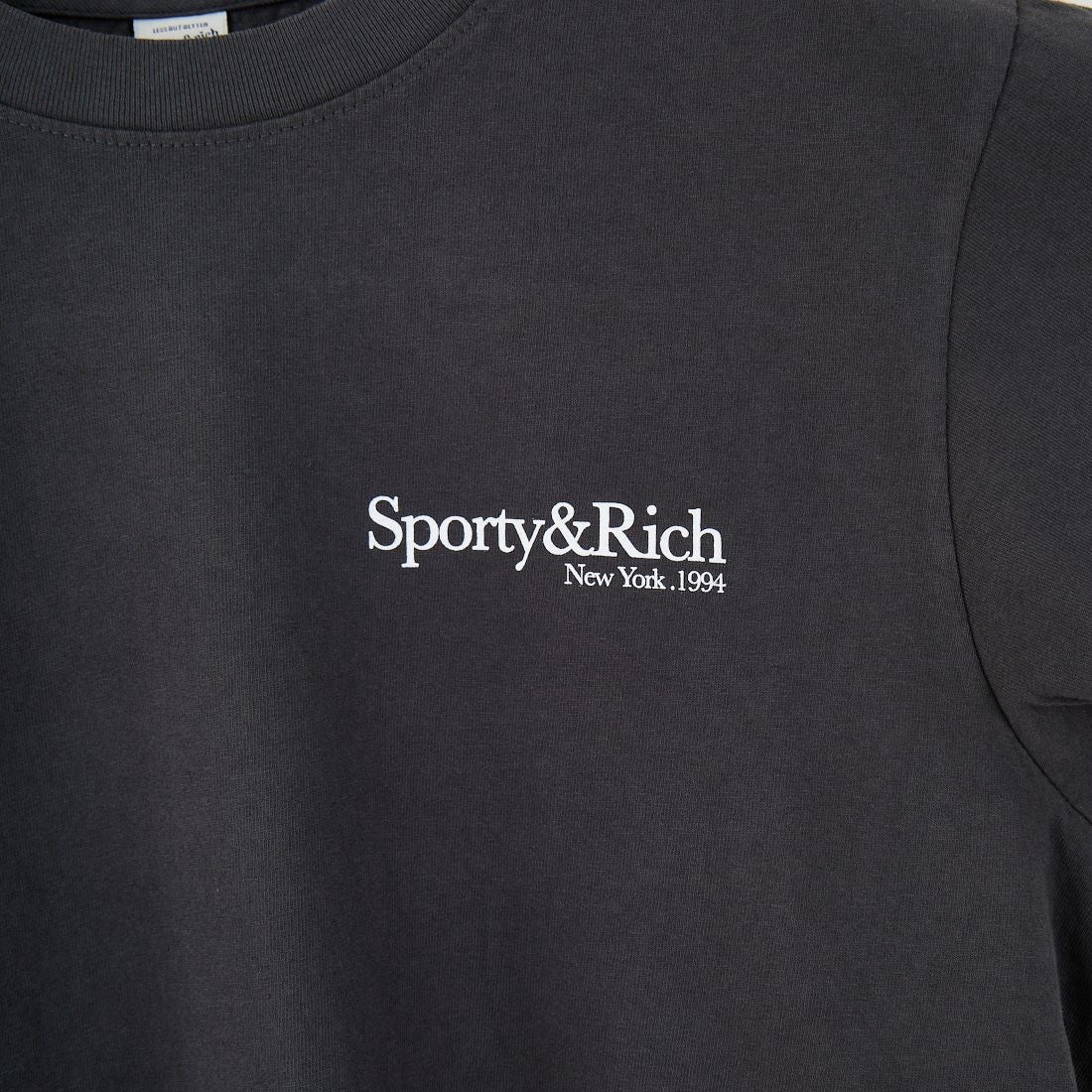 Sporty&Rich [スポーティアンドリッチ] HWCNY ショートスリーブTシャツ [TO043622016] F.BLACK
