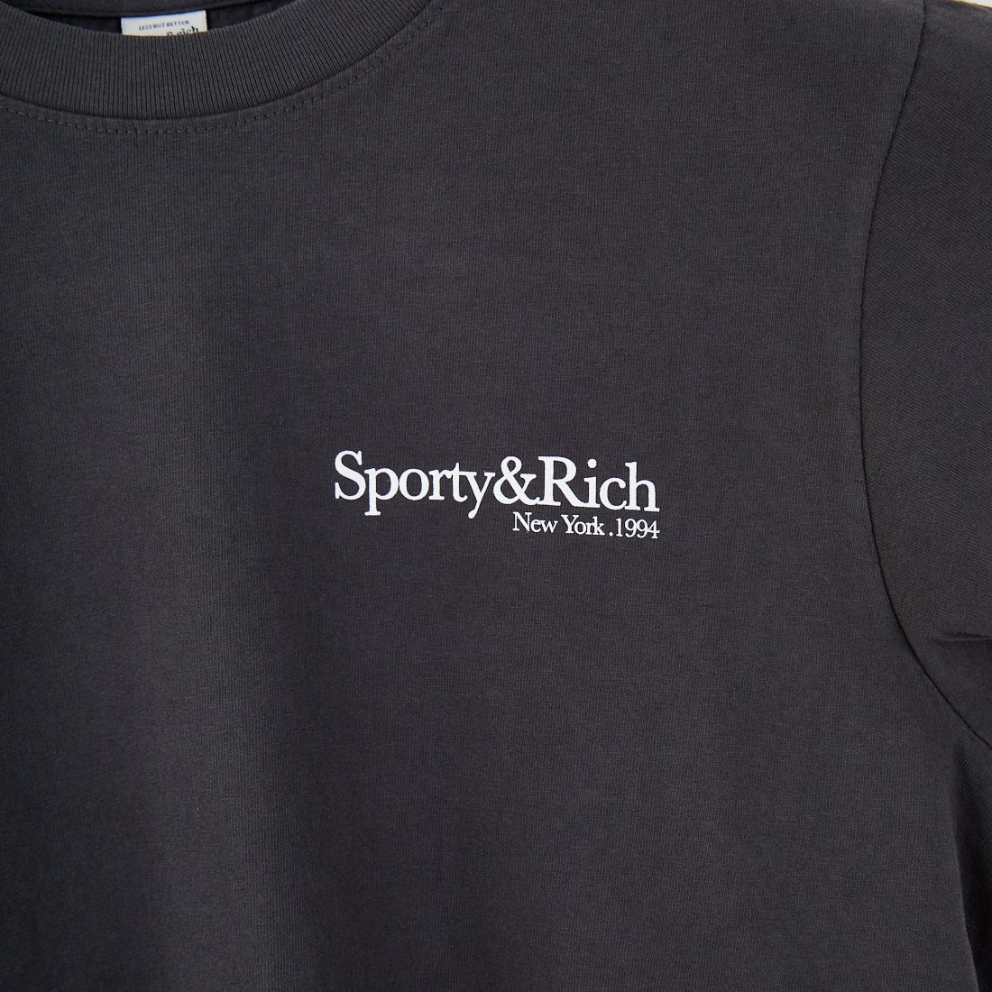 Sporty&Rich [スポーティアンドリッチ] HWCNY ショートスリーブTシャツ [TO043622016] F.BLACK