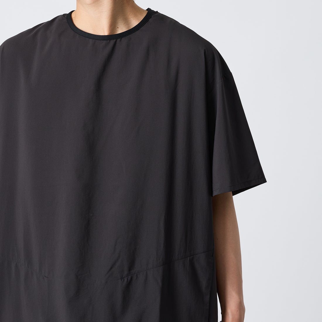 NANGA [ナンガ] PLC エクスカーションTシャツ [N2500-1P403A] BLK &&モデル身長：177cm 着用サイズ：L&&